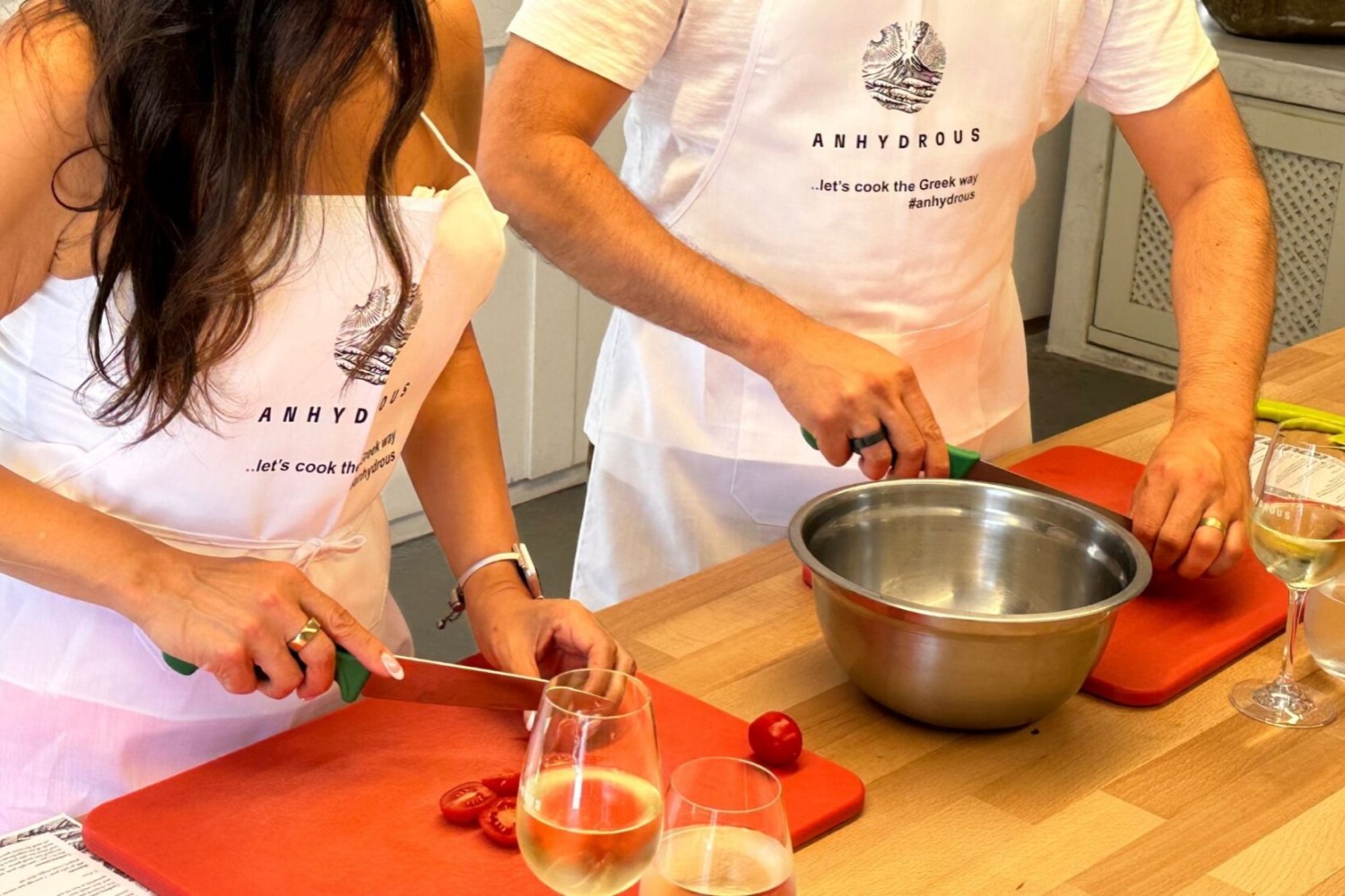Cooking In Santorini